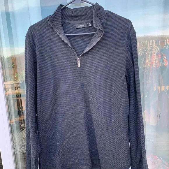 🤑APT. 9 Men's Quarter-Zip Pullover - Fashionable & Comfortable - Picture 1 of 3